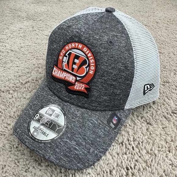 New Era Other - Cincinnati Bengals Hat New Era SnapBack 2022 AFC North Champs Gray/Orange Cap